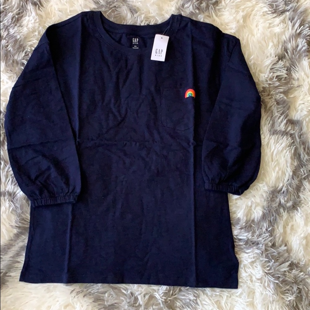 Girls Navy Shirt